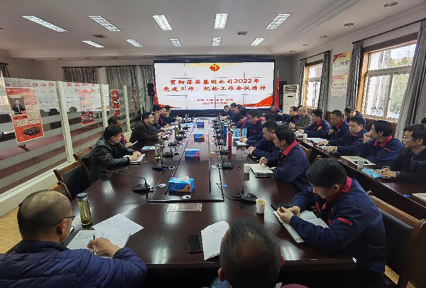 公司召開會(huì)議傳達(dá)集團(tuán)公司黨建工作、紀(jì)檢工作會(huì)議精神